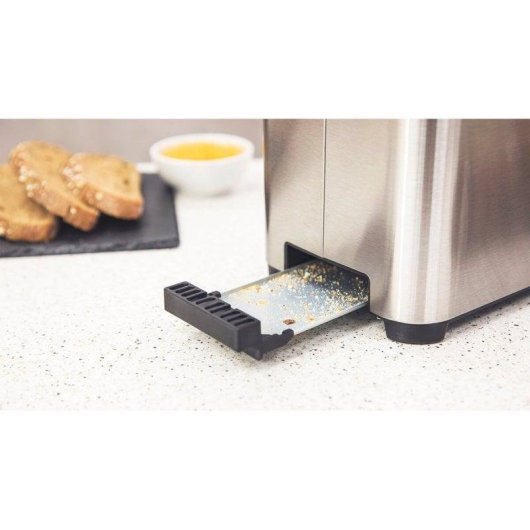 Torradeira Cecotec YummyToast Extra Double 1400W 4 Fatias Aço Inoxidável