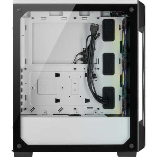 Corsair iCUE 220T RGB Cristal Templado USB 3.1 Blanca