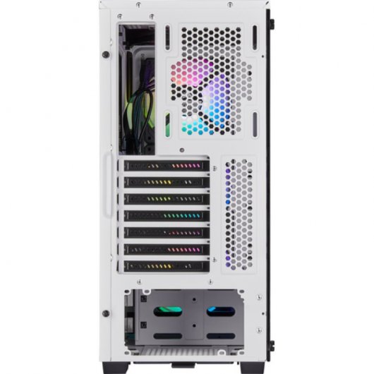 Corsair iCUE 220T RGB Cristal Templado USB 3.1 Blanca