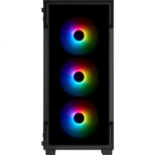 Corsair iCUE 220T RGB Cristal Templado USB 3.1 Negra