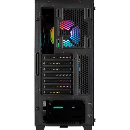Corsair iCUE 220T RGB Cristal Templado USB 3.1 Negra