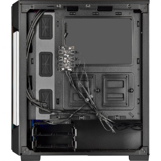 Corsair iCUE 220T RGB Cristal Templado USB 3.1 Negra