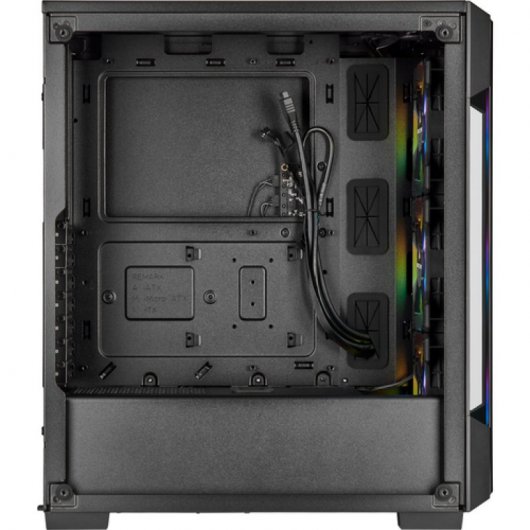 Corsair iCUE 220T RGB Cristal Templado USB 3.1 Negra