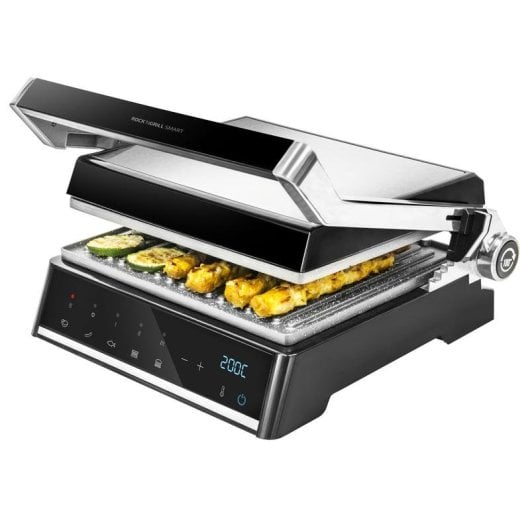 Parrilla elétrica Cecotec Rock'nGrill Smart 2000W placas removíveis AutoCook