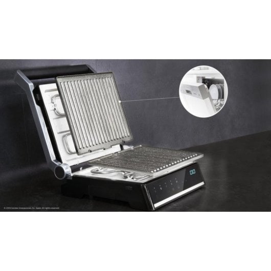 Parrilla elétrica Cecotec Rock'nGrill Smart 2000W placas removíveis AutoCook