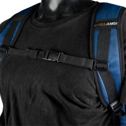 Lois Dilingham Mochila Reforzada para Portátil hasta 15.6" con USB y MiniJack Azul Marino