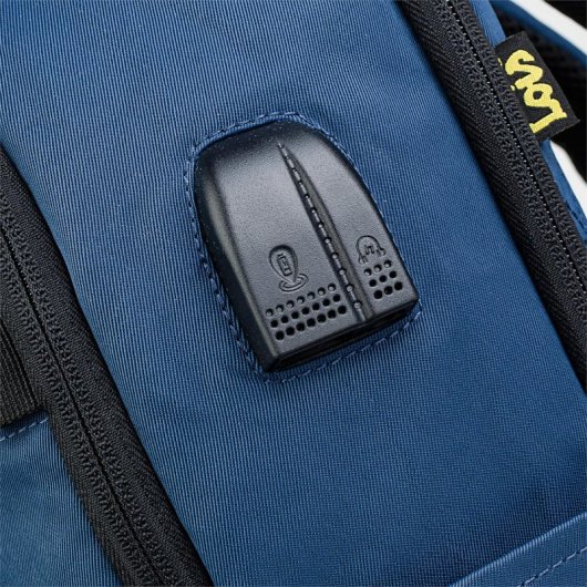 Lois Dilingham Mochila para Portátil hasta 15" con USB y MiniJack Azul