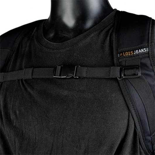 Lois Dilingham Mochila Reforzada para Portátil hasta 15" con USB y MiniJack Negro