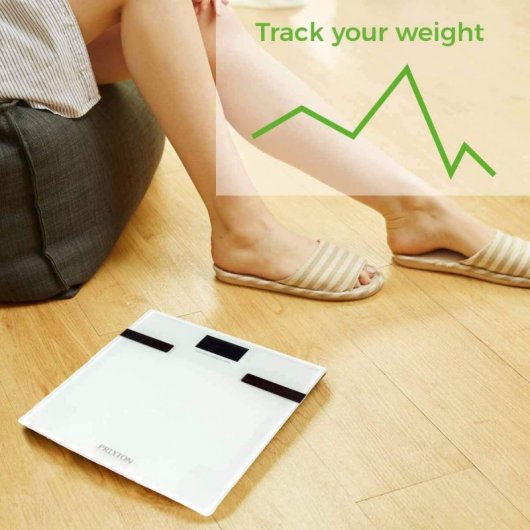 Prixton BC200 Balança de Casa de Banho Bluetooth Branca