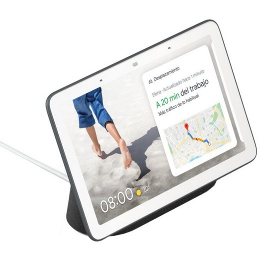 Pack Google Nest Hub Preto +  TP-LINK LB120 Lâmpada Inteligente Wi-Fi Branco