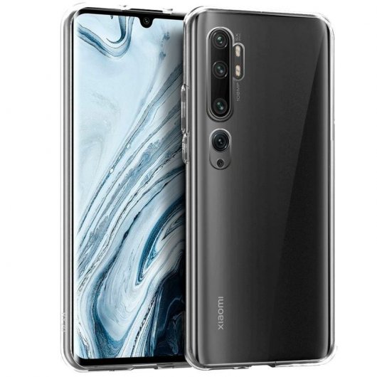 Muvit Funda Recycletek Transparente para Xiaomi Mi Note 10