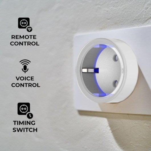 Intelligente Steckdose Prixton EW10 Wi-Fi Sprachsteuerung und Zeitpläne