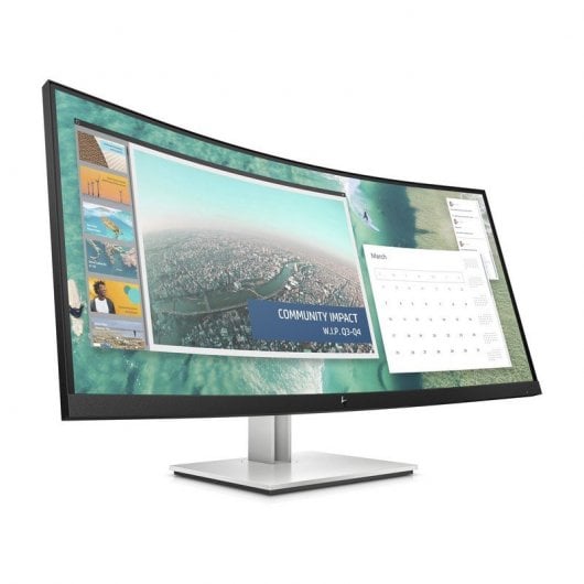 HP E344c 86,4 cm (34") 3440 x 1440 pixels Quad HD Argent