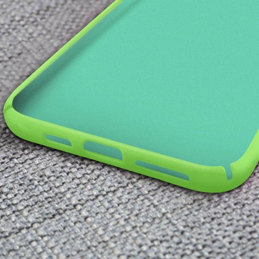 Avizar Funda de Silicona Semirígida Verde Mate para Apple iPhone 11 Pro Max