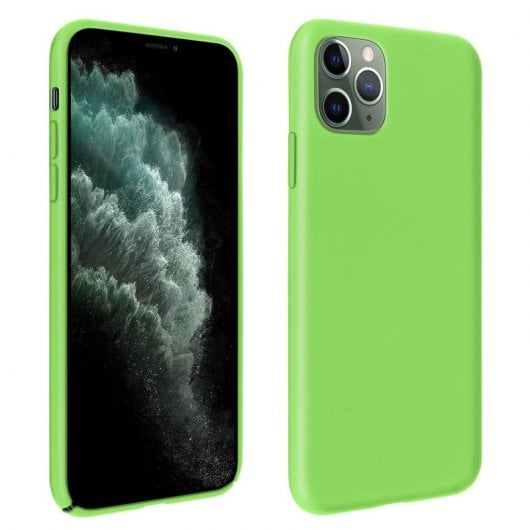 Avizar Funda de Silicona Semirígida Verde Mate para Apple iPhone 11 Pro Max