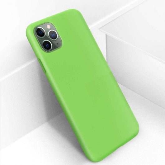 Avizar Funda de Silicona Semirígida Verde Mate para Apple iPhone 11 Pro Max