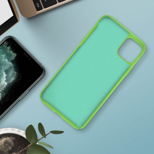 Avizar Funda de Silicona Semirígida Verde Mate para Apple iPhone 11 Pro Max