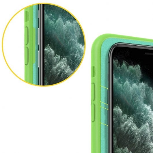 Avizar Funda de Silicona Semirígida Verde Mate para Apple iPhone 11 Pro Max