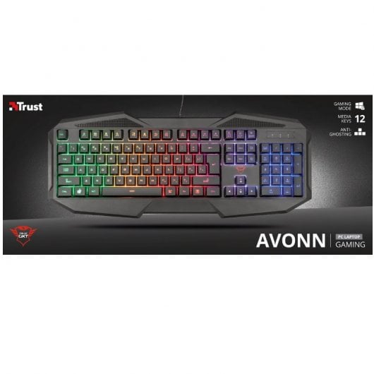 Trust GXT 830-RW Avonn Teclado Gaming (PT)