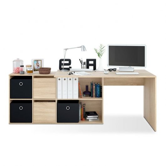Habitdesign Adapta XL Mesa de Escritorio Roble Canadiense