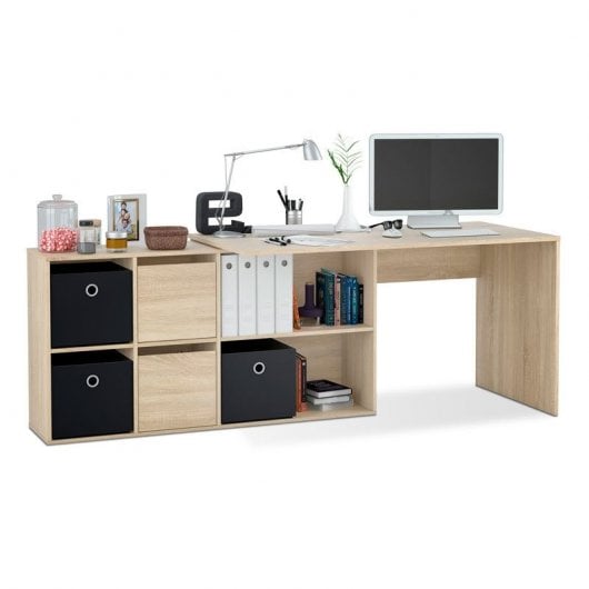 Habitdesign Adapta XL Mesa de Escritorio Roble Canadiense