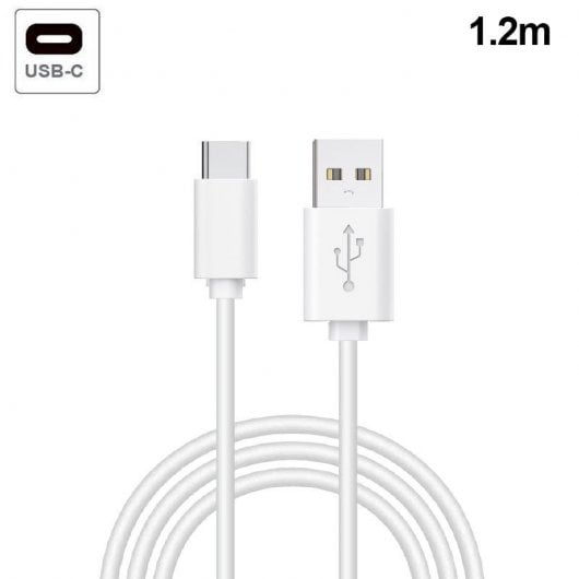 Câble USB Type-C Cool 1,2 m Blanc