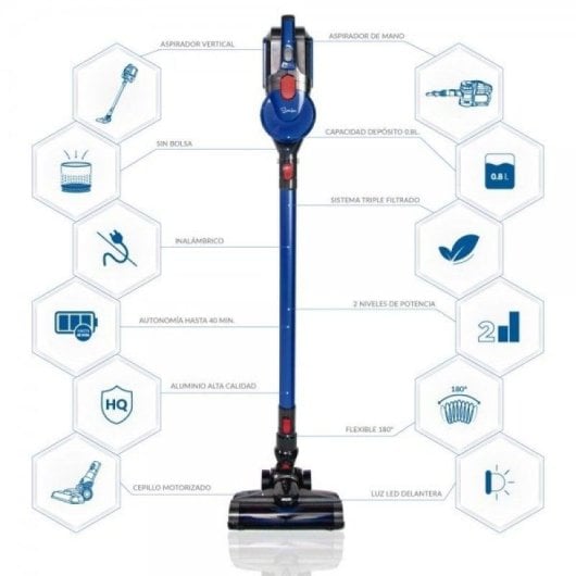 Samba Aspira Pro Aspirador Vertical 2 en 1