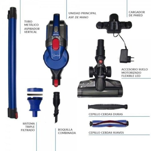 Samba Aspira Pro Aspirador Vertical 2 en 1