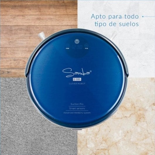 Robot Aspirapolvere e Lavapavimenti Samba E500 Navigazione a Sensori