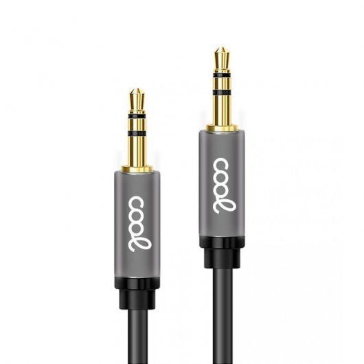 Cool Cable Jack 3.5mm Premium Macho/Macho 1m Gris