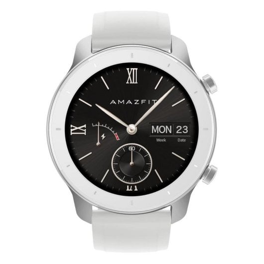 Amazfit GTR Moonlight White Bluetooth GPS 42mm AMOLED Branco Estanqueidade 5ATM Pulsómetro Sono