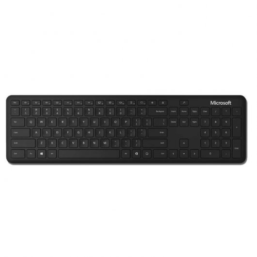 Clavier Bluetooth Microsoft Teclado Semi Fios Preto (PT)