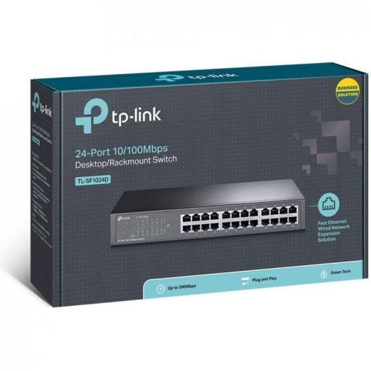 Switch 24 Ports TP-Link TL-SF1024D Fast Ethernet