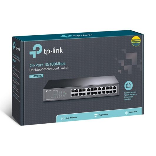 Switch 24 Ports TP-Link TL-SF1024D Fast Ethernet