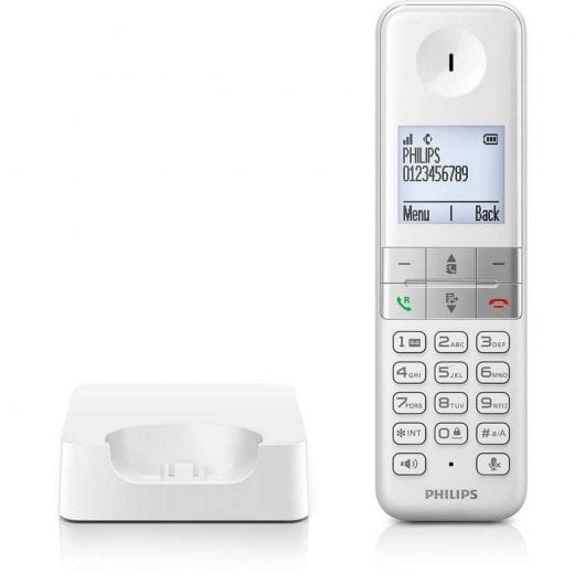 Philips D4701W/34 Teléfono Inalámbrico Blanco