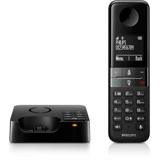 Philips D4751B/34 Telefone Sem Fios Preto