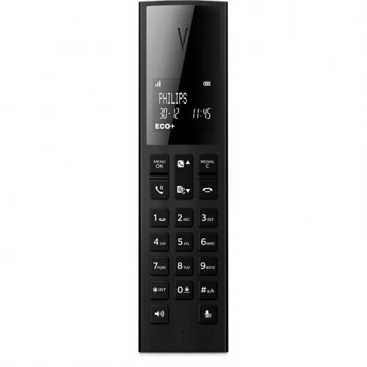 Philips Línea V M3501B/23 Telefone Sem Fios de Desenho Preto