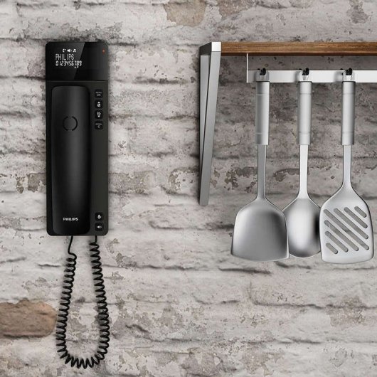 Philips Scala M110B/23 Telefone de Desenho com Cabo Preto