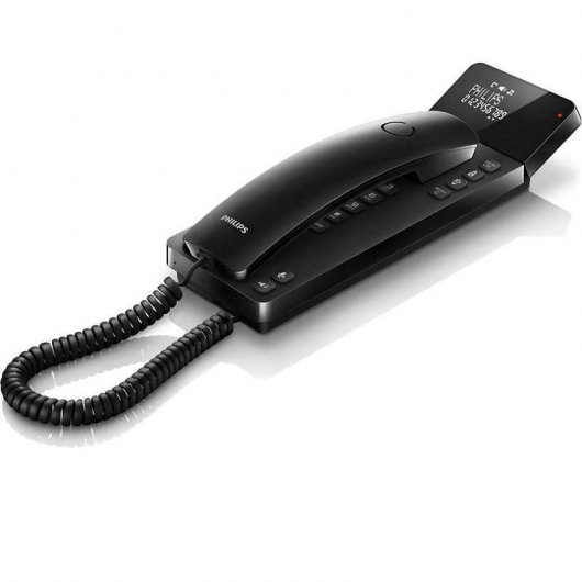 Philips Scala M110B/23 Telefone de Desenho com Cabo Preto