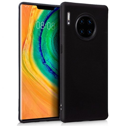 Cool Funda Silicona Negra para Huawei Mate 30 Pro