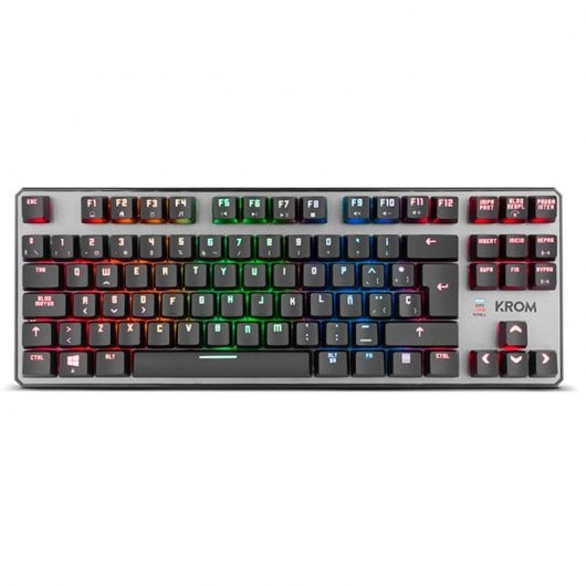 NOX Krom Kernel TKL RGB Teclado Gaming Mecânico (PT)