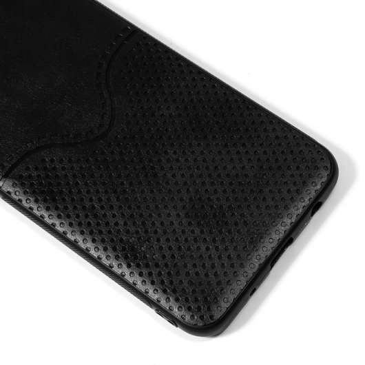 Cool Carcasa Leather Negra para Xiaomi Redmi Note 7/Note 7 Pro