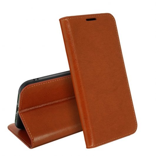 Avizar Capa de Couro Camel para Apple iPhone 11 Pro Max