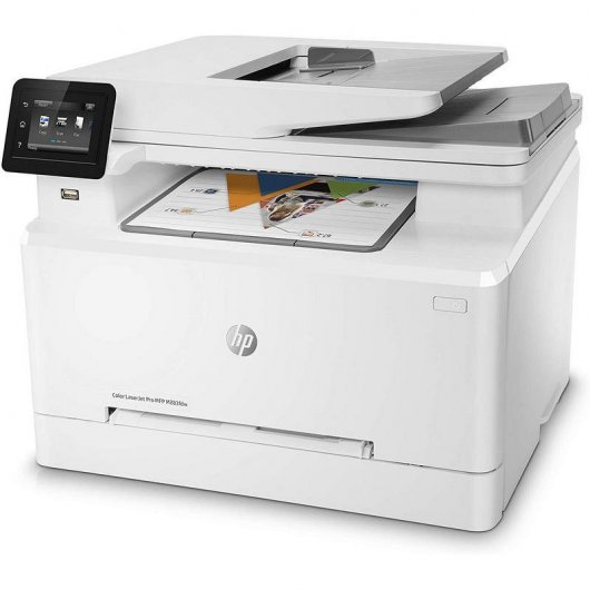 HP Color LaserJet Pro Stampante multifunzione M283fdw, Stampa, copia, scansione, fax, stampa da porta USB frontale; scansione verso e-mail; stampa fronte/retro; alimentatore automatico di documenti (ADF) da 50 fogli senza pieghe;