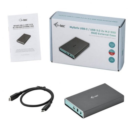 i-Tec MySafe Carcasa 2x M.2 USB 3.0/USB-C 3.1