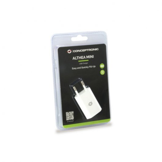 Conceptronic Cargador de Pared Mini 1A Blanco