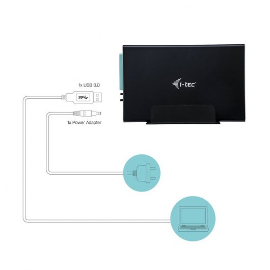 i-Tec MySafe Carcasa 2x HDD 3.5" SATA USB 3.0/USB-C