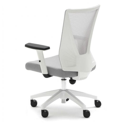 Euromof Tirana Silla de Oficina Blanca/Gris