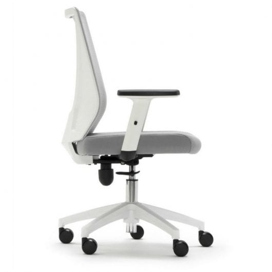 Euromof Tirana Silla de Oficina Blanca/Gris