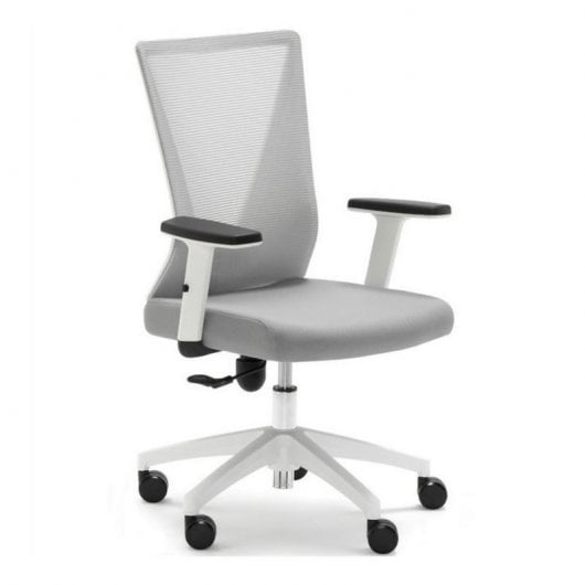 Euromof Tirana Silla de Oficina Blanca/Gris